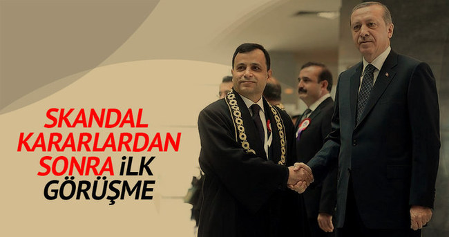 Cumhurbaşkanı Erdoğan AYM Başkanı Arslan’ı kabul edecek