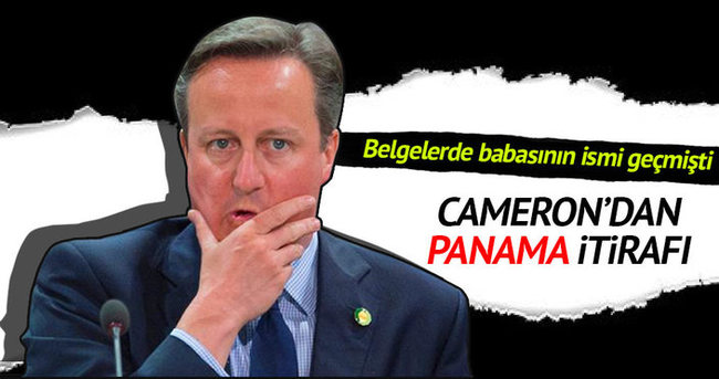 Cameron’dan Panama Belgeleri itirafı