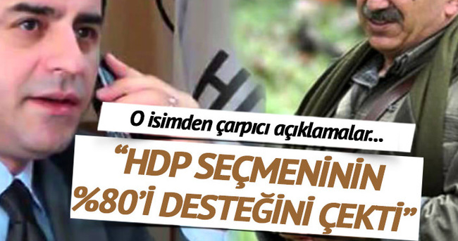 HDP’ye destek verenlerin %80’i desteğini çekti