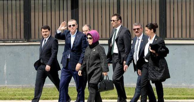Cumhurbaşkanı Erdoğan, İstanbul Kongre Merkezi?nde incelemelerde bulundu