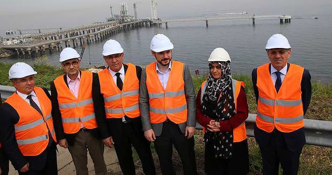 Bakan Albayrak, TPAO’nun doğalgaz depolama tesisini ziyaret etti
