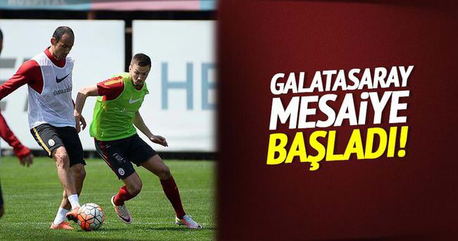 Galatasaray mesaiye başladı