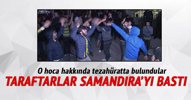 Fenerbahçe taraftarlarından Ersun Yanal sesleri
