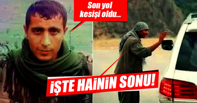 Yol kesen PKK’lı öldürüldü!