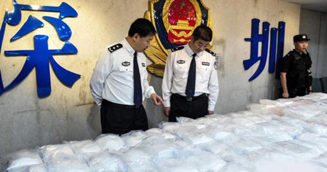 Çin’de 400 kilogram uyuşturucu yakalandı