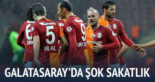 Galatasaray’da şok sakatlık
