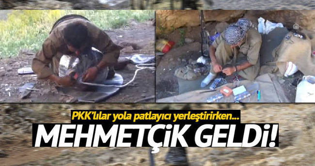 Yola patlayıcıyı döşemeye çalışan PKK’lı öldürüldü!