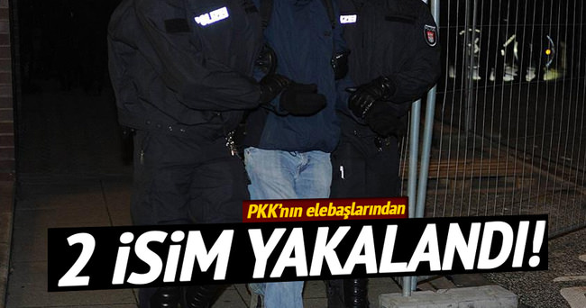 PKK’nın elebaşlarından 2 kişi yakalandı