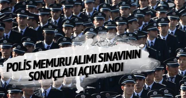 Polis memuru alımı sınavının sonuçları açıklandı