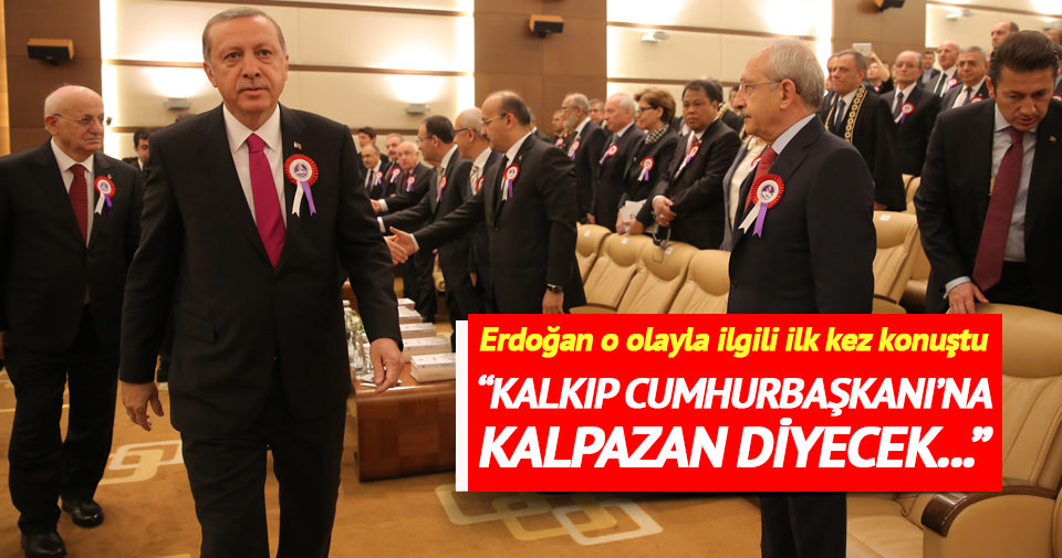 Erdoğan o olayla ilgili ilk kez konuştu