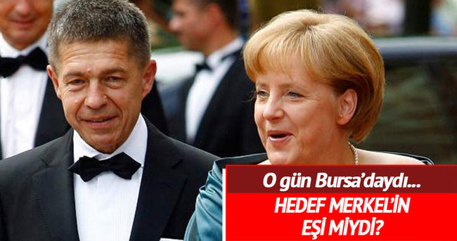 Bursa saldırısının hedefi Merkel’in eşi miydi?