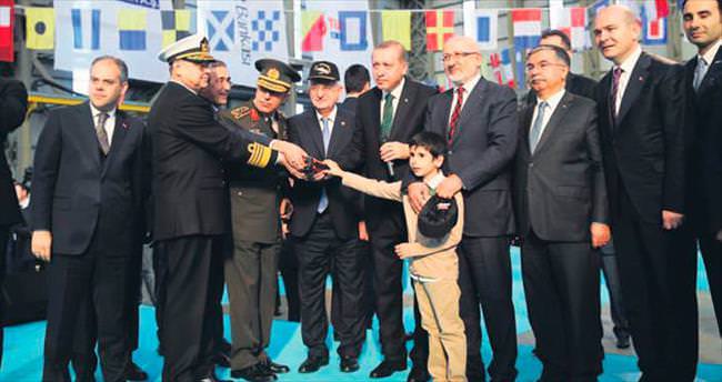 Türkiye’nin en büyük savaş gemisi için ilk kaynak