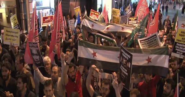 Özgür-Der Rusya’nın Halep’e saldırılarını protesto etti