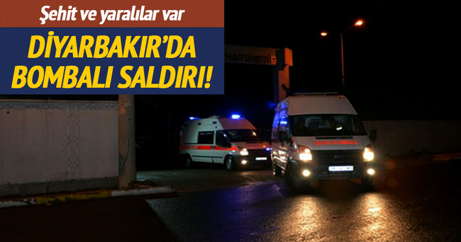 Diyarbakır’da jandarma karakoluna bombalı saldırı!