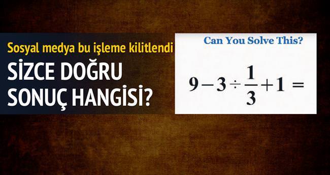 1 ya da 19 işte bütün mesele bu!