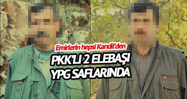 PKK’lı iki elebaşı YPG’nin başında
