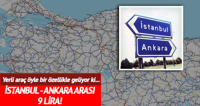 Ankara-İstanbul 9 lira!