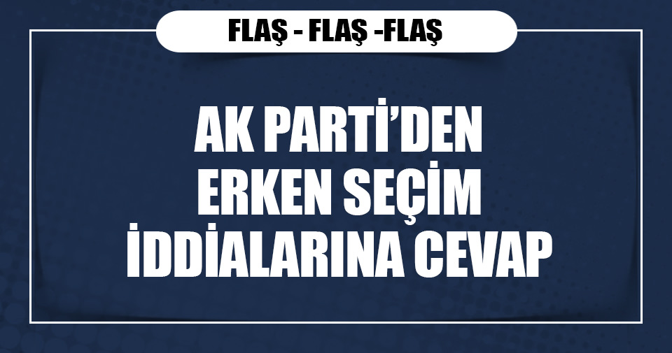 AK Parti’li Recep Akdağ: Gündemimizde erken seçim yok