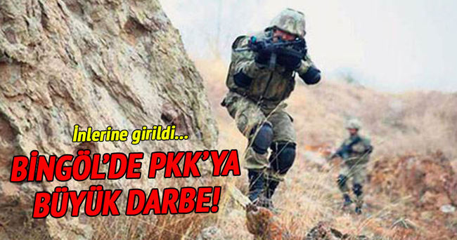 Bingöl’de PKK’ya büyük darbe!