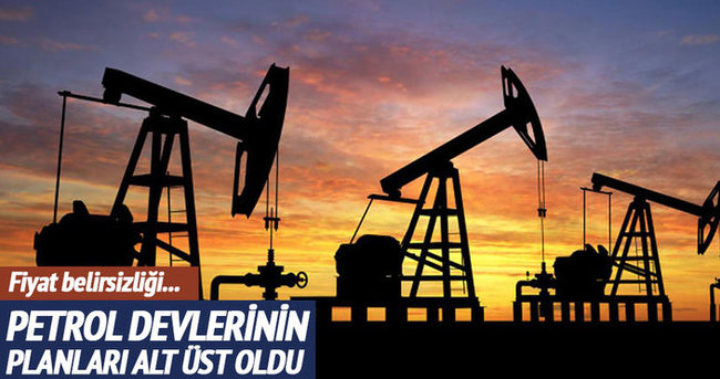 Düşük petrol fiyatları devlerin planını bozdu!