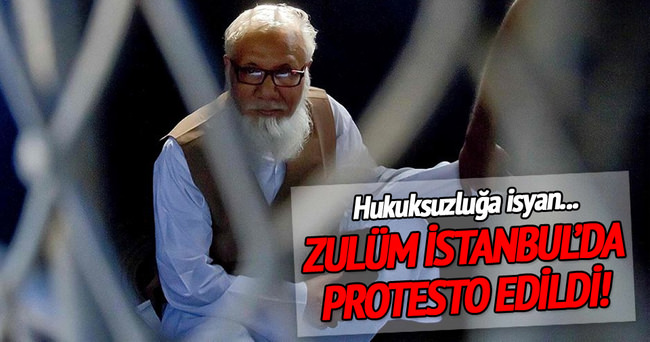 Nizami’nin idamı İstanbul’da protesto edildi!