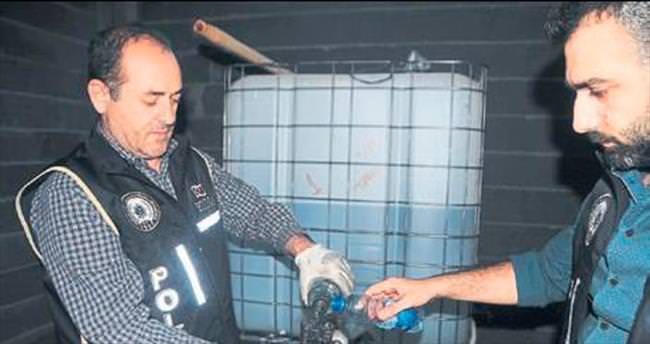 Adana polisinden kaçak içki operasyonu