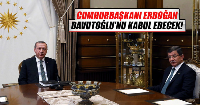 Cumhurbaşkanı Erdoğan, Başbakan Davutoğlu’nu kabul edecek