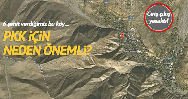 6 şehidin verildiği köy neden PKK için önemli!