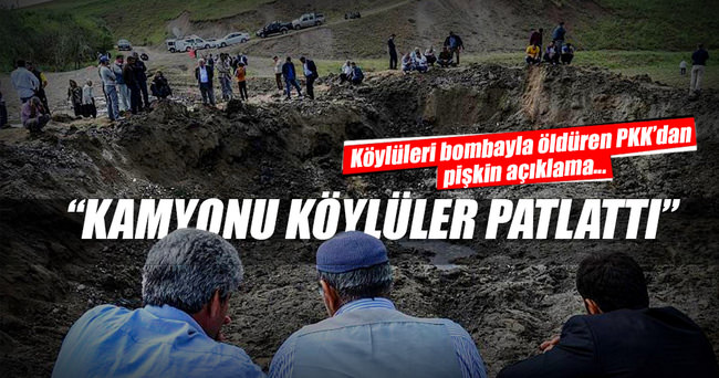 PKK’dan köylüleri suçlayan açıklama