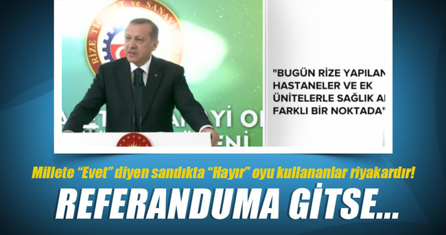 Erdoğan: Dokunulmazlıklar referanduma gitse...