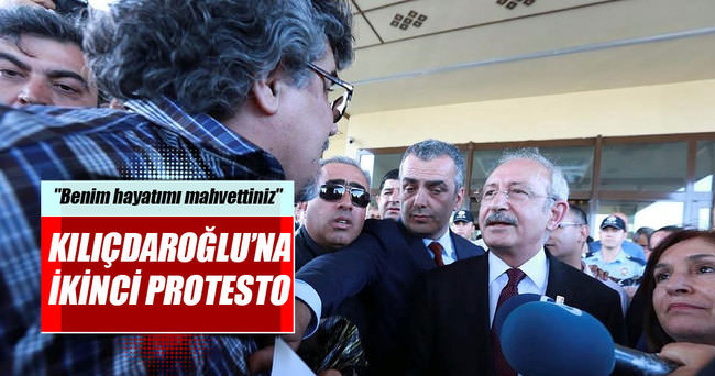 Kılıçdaroğlu’na ikinci protesto