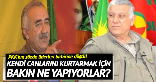 PKK’nın sözde liderleri birbirine düştü