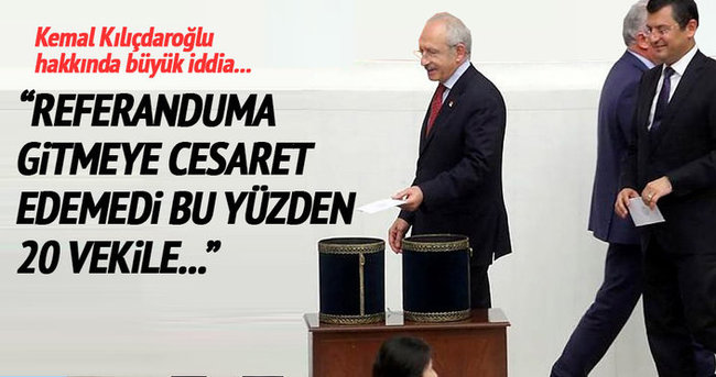 Kemal Kılıçdaroğlu referandumdan korktu!