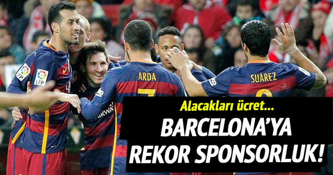 Barcelona’ya rekor sponsorluk!