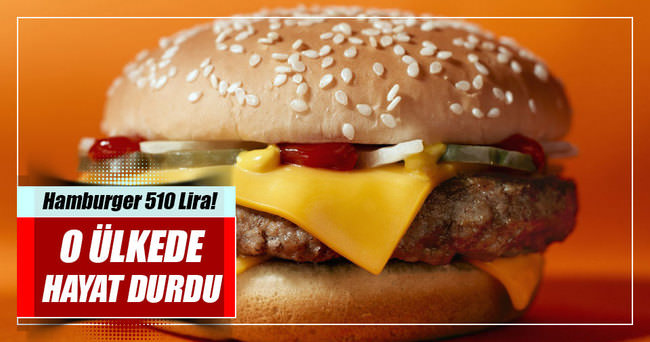Venezuela’da 1 hamburger 510 lira!
