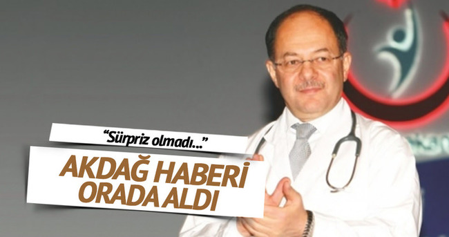 Recep Akdağ’dan ilk yorum