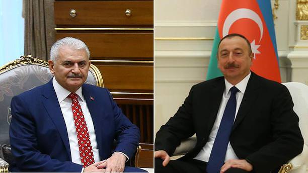Aliyev’den Yıldırım’a tebrik telefonu!