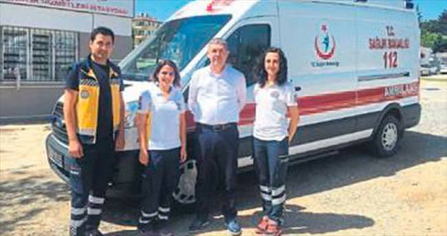 Manavgat’a 3 yeni ambulans verildi