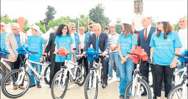 Bin 208 öğrenciye bisiklet dağıtıldı