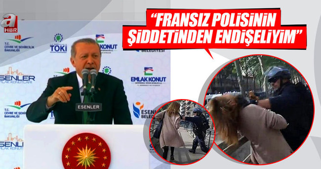 Erdoğan: Fransa’daki polis şiddetinden endişeliyim