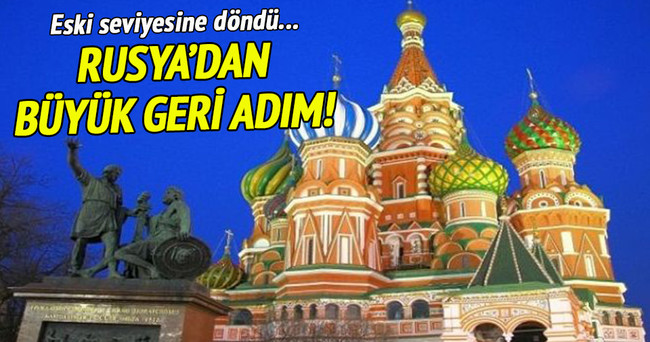 Rusya’dan geri adım!