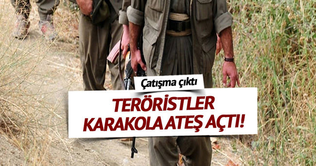 PKK’lı teröristler, jandarma karakoluna ateş açtı!