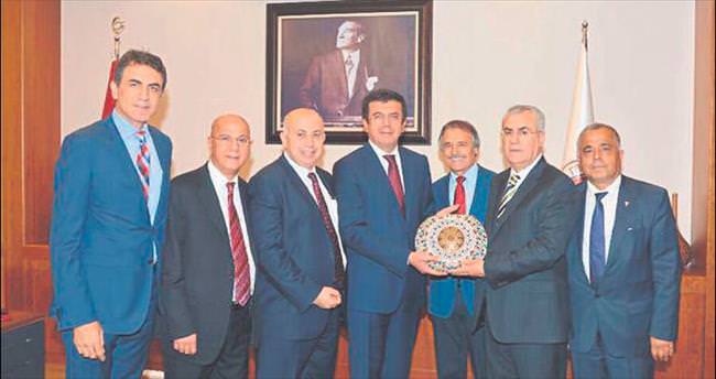 Başkanlardan Bakan Zeybekçi’ye ziyaret