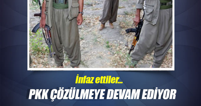 PKK, ajanlıkla suçladığı 3 teröristi infaz etti