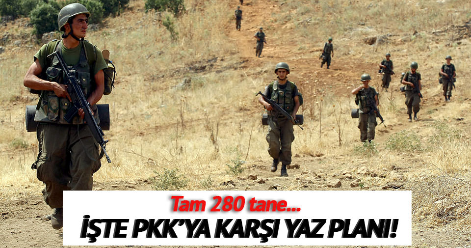 PKK’ya karşı yaz planı