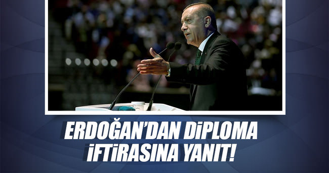 Cumhurbaşkanı Erdoğan’dan diploma açıklaması