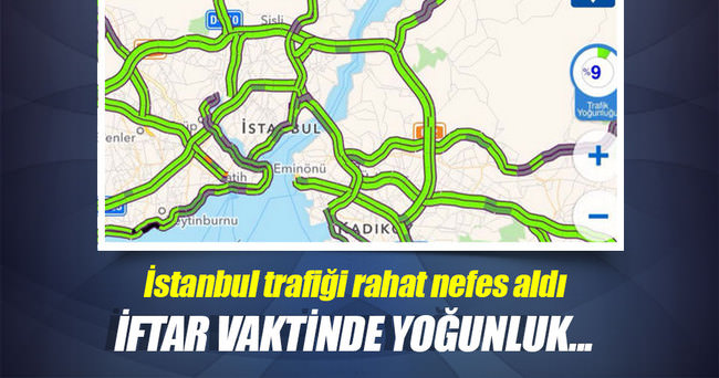 İstanbul trafiği akşam saatlerinde şaşırttı