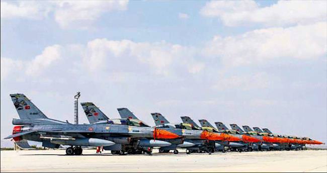 67 uçaklı dev tatbikat Konya’da başladı