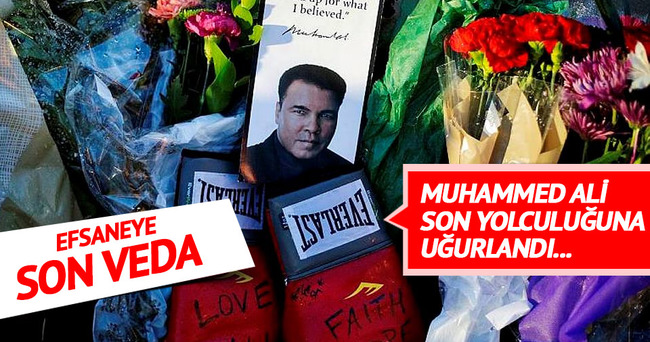 Muhammed Ali gözyaşları içinde son yolculuğuna uğurlandı