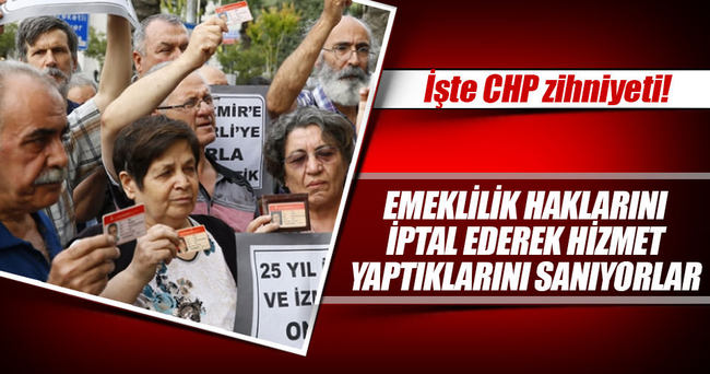 Emeklinin hakkını yok ederek hizmet yaptığını sanan belediyecilik anlayışı İzmir’de